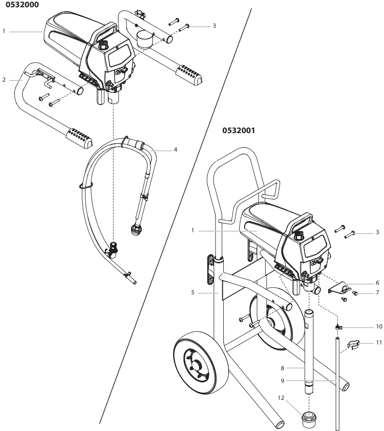 Impact 400 Main Assembly Parts